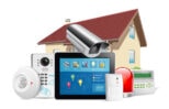 Security Systems with House Photo