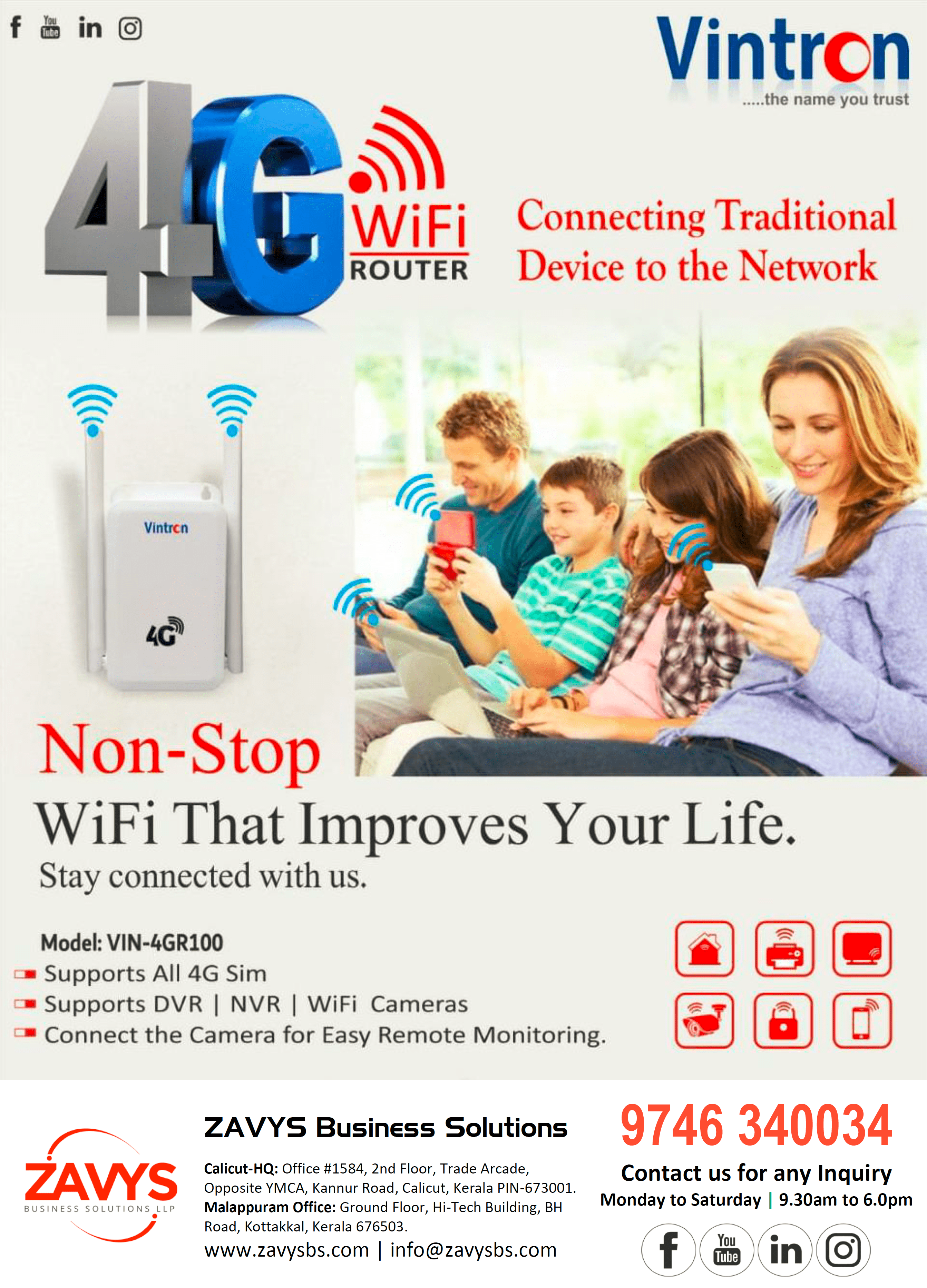 Vintron 4G Wifi Router 1